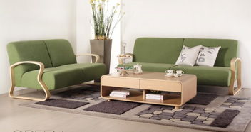 长沙曲美家具旗舰店 三人沙发与茶几的高清视觉盛宴